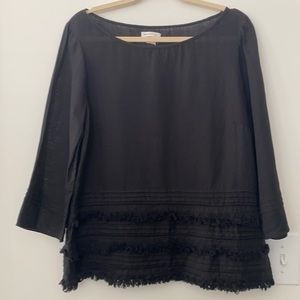 Anthropologie Meadow Rue Linen Top L